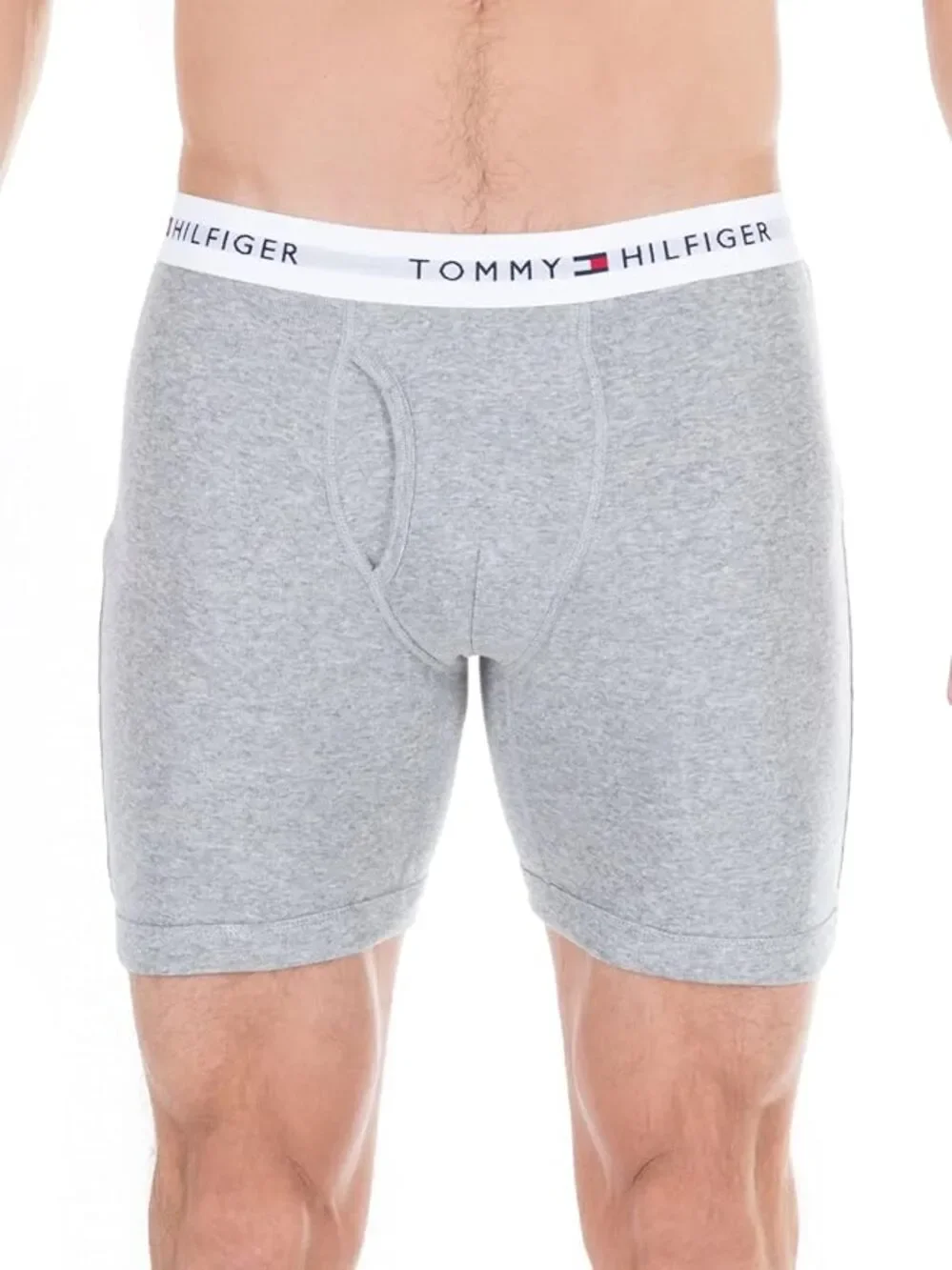 Tommy Hilfiger Sz Medium Gray 3 Pack Cotton Classic Boxer Briefs R6-13
